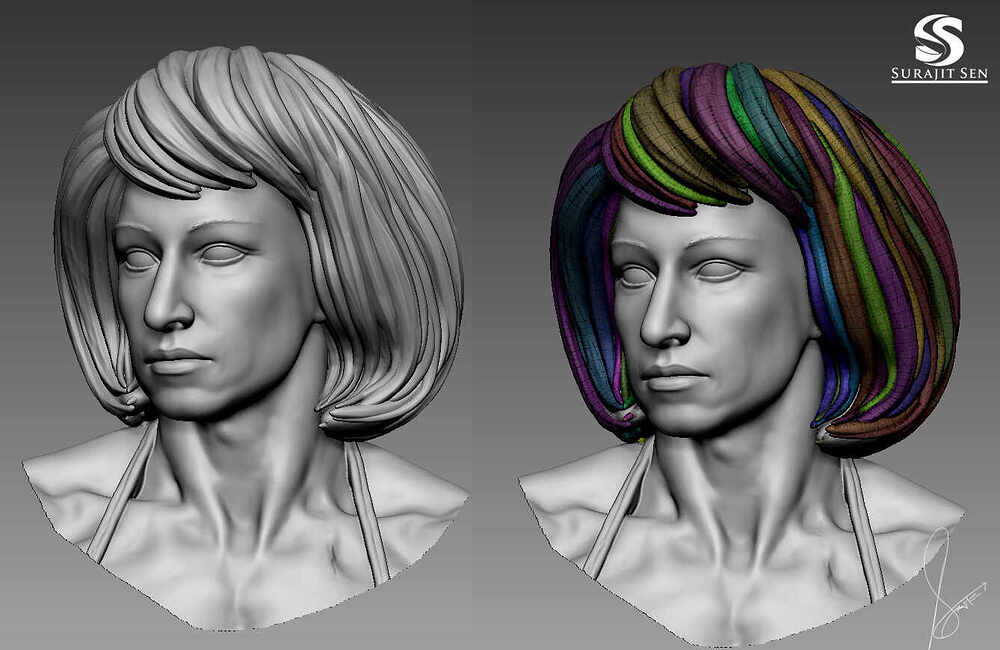 The Female Bodybuilder_Digital_SCulpture_SurajitSen_June2026_WIP3
