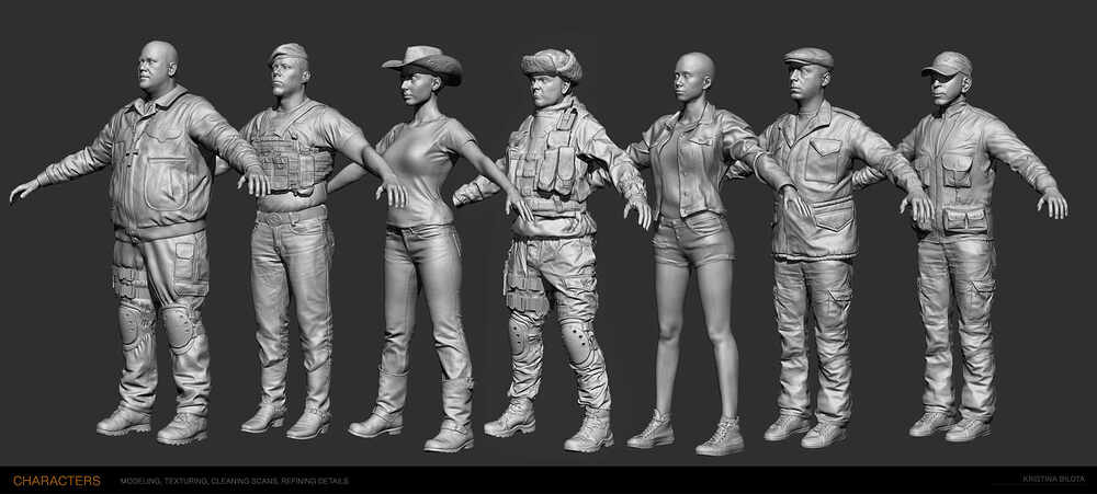 Characters_ZBrush