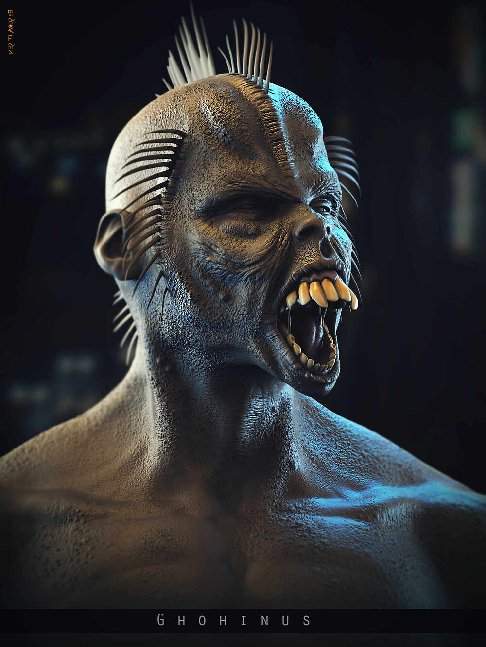 Ghohinus_Creature_Digital_SCulpture_SurajitSen_March2024A