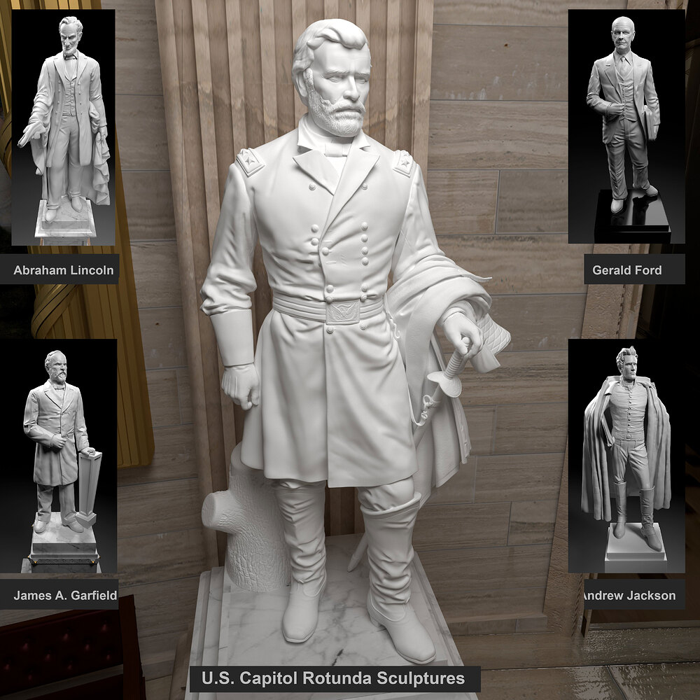 U.S.-Capitol-Rotunda-Sculptures
