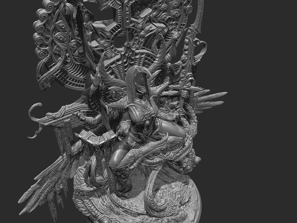 Queen_of_Malifica_Gray_ZBrush_09