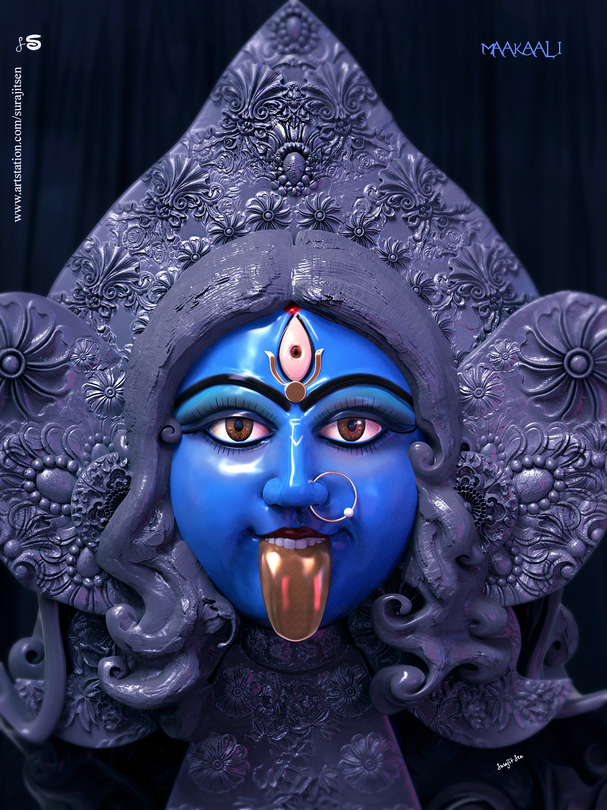 MaaKaaliv1_Digital_Sculpting_SurajitSen_April2020