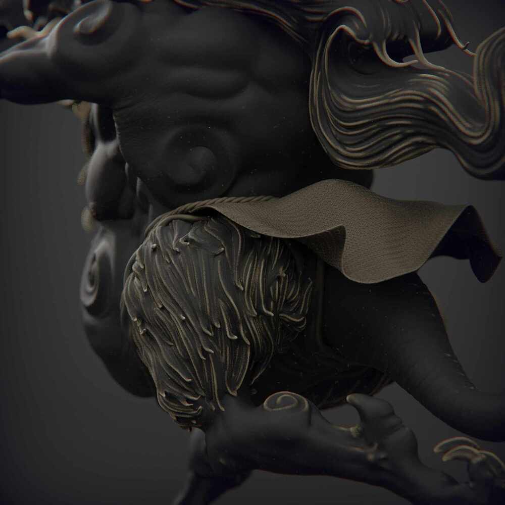 JAPAN_YOKAI_BAKU_SCULPTURE_ZBRSUH_KEYSHOT_05