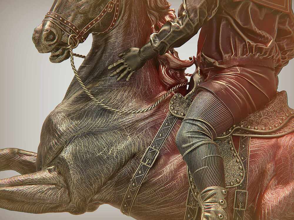 Rider-Boy by Darya Girina sculpting.230