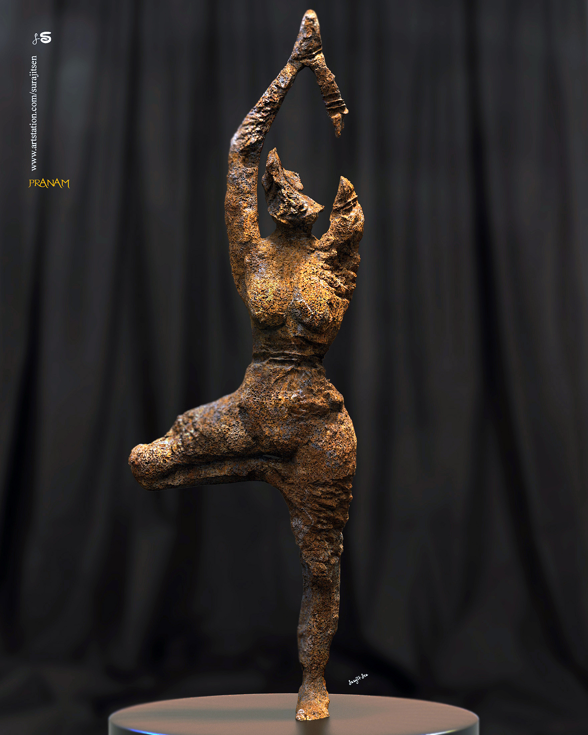 Pranam_Digital_SCulpture_SurajitSen_April2020S