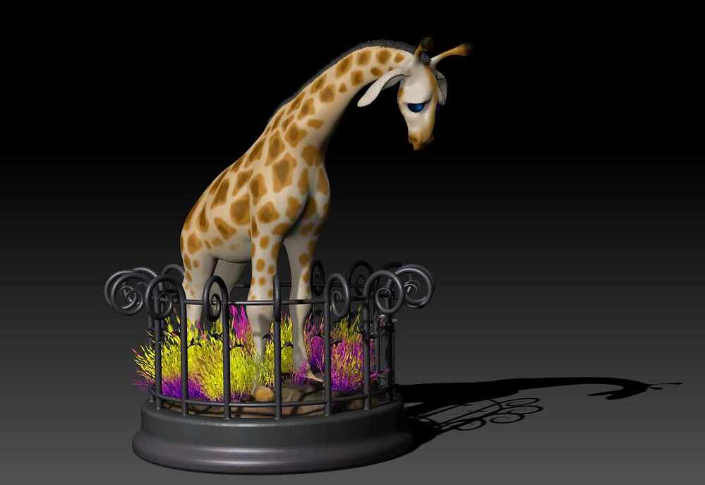 sad giraffe demo