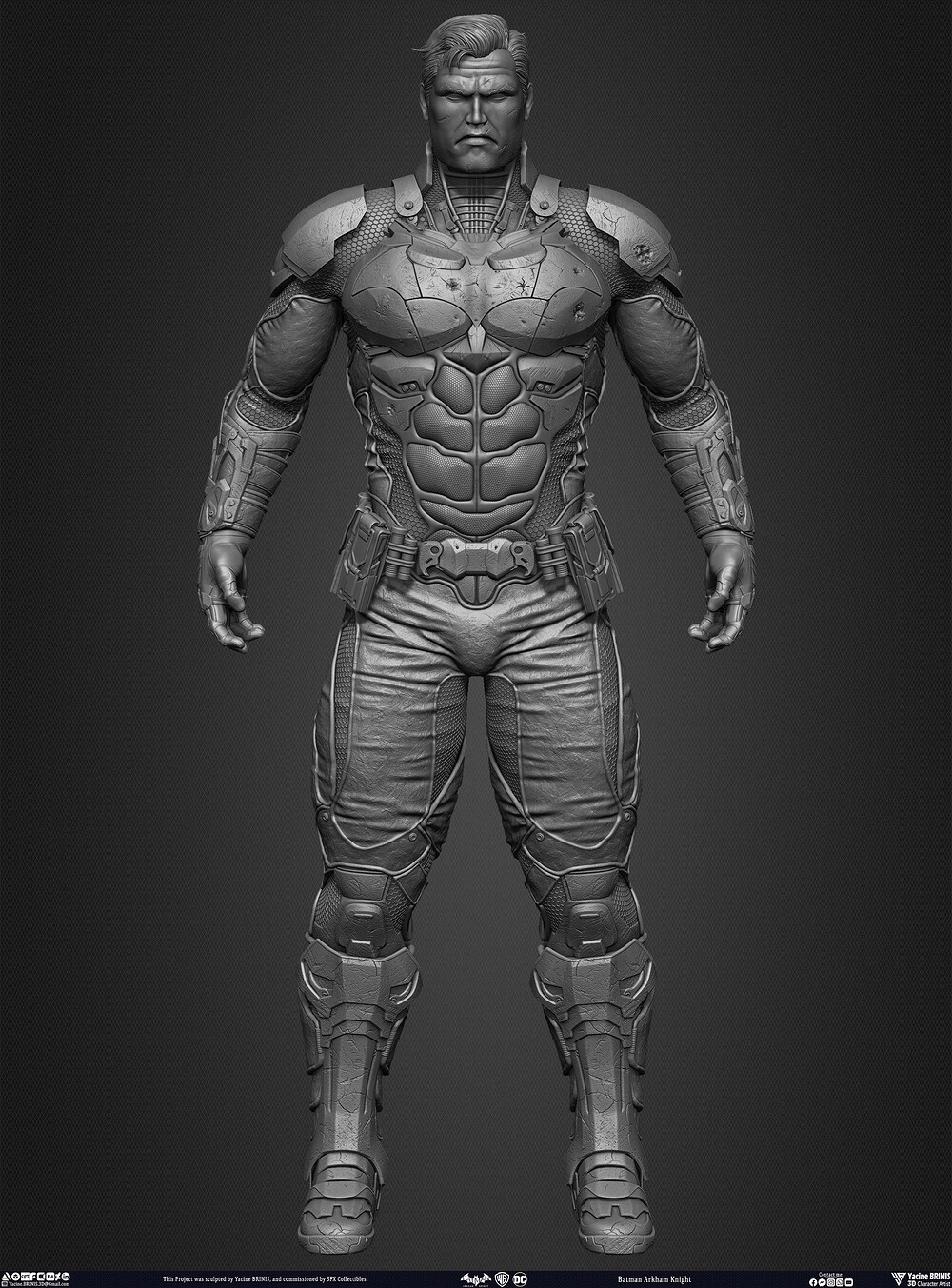 Batman Arkham Knight Warner Bros Vol 01 Sculpted by Yacine BRINIS 009