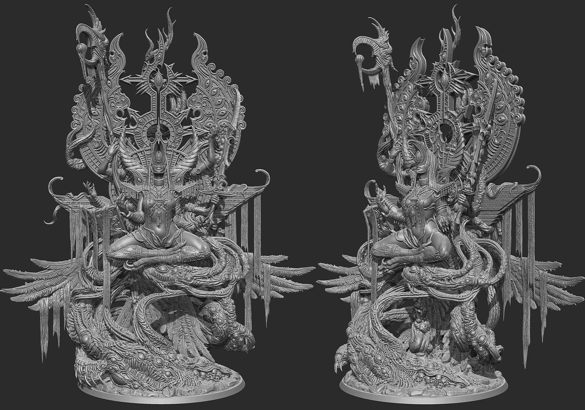 Queen_of_Malifica_Gray_ZBrush_01