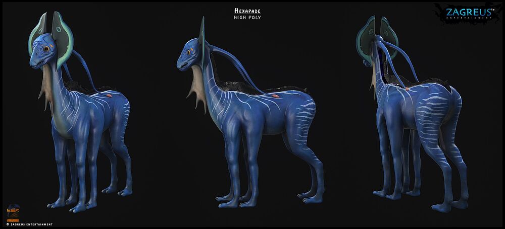 Hexapade - High Poly_ZE