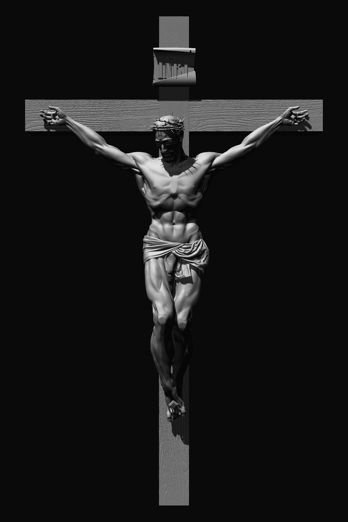 Crucifix for David Dovon Donnelly by Darya Girina_simple render_3
