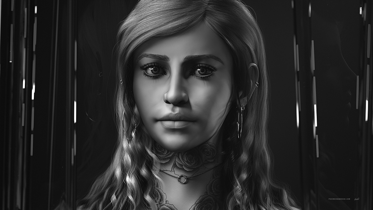 Rose_01_bw