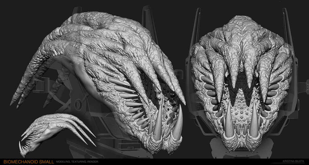 BiomechanoidSmall_Zbrush