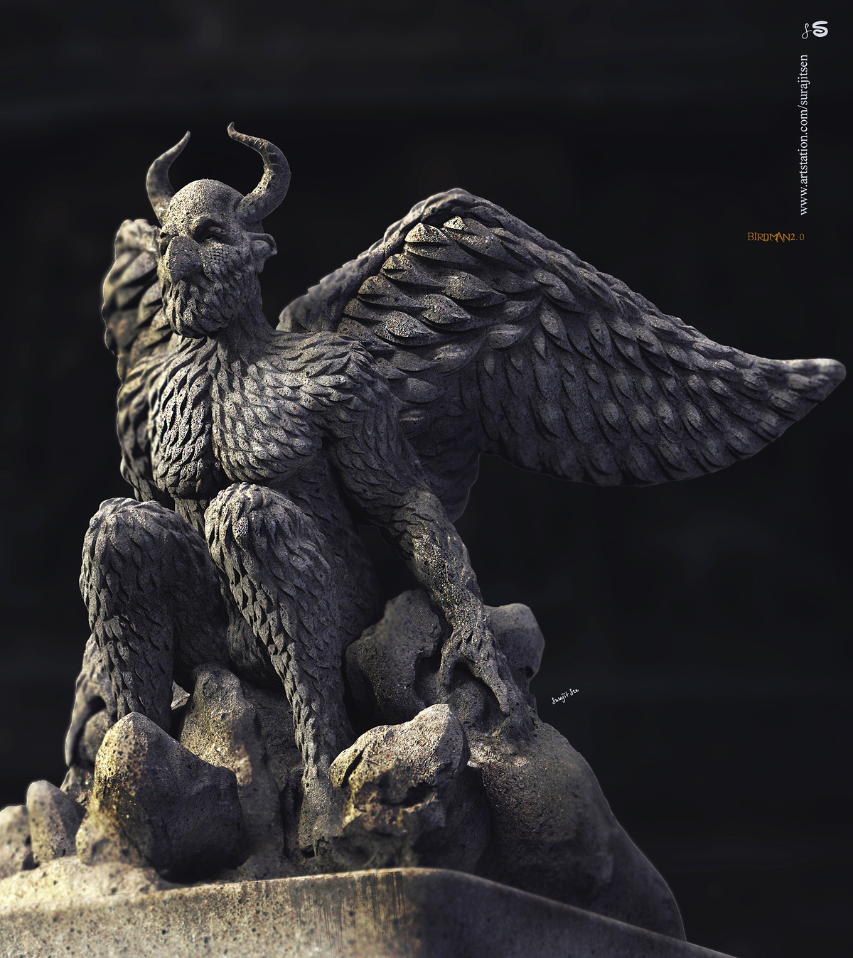 Birdman2.0_Digital_SCulpture_SurajitSen_May2020AA