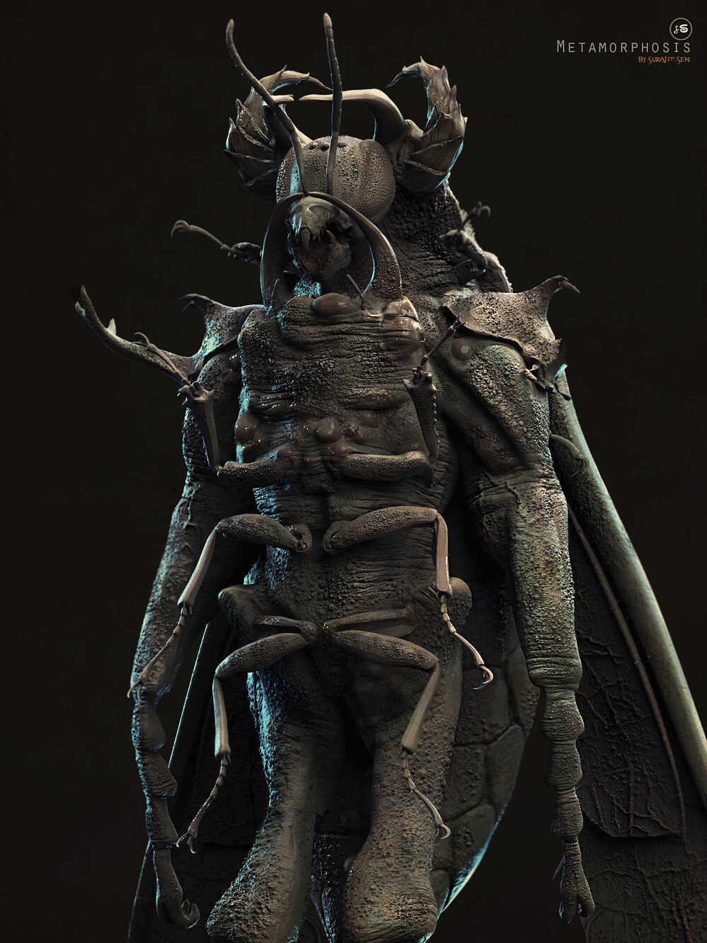 Metamorphosis_Creature_Digital_Sculpture_SurajitSen_Feb2023A_C1