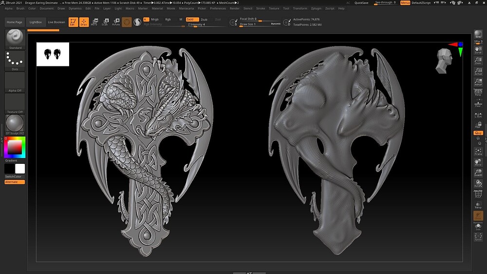 maniacarta-enjir-zbrush-retopo