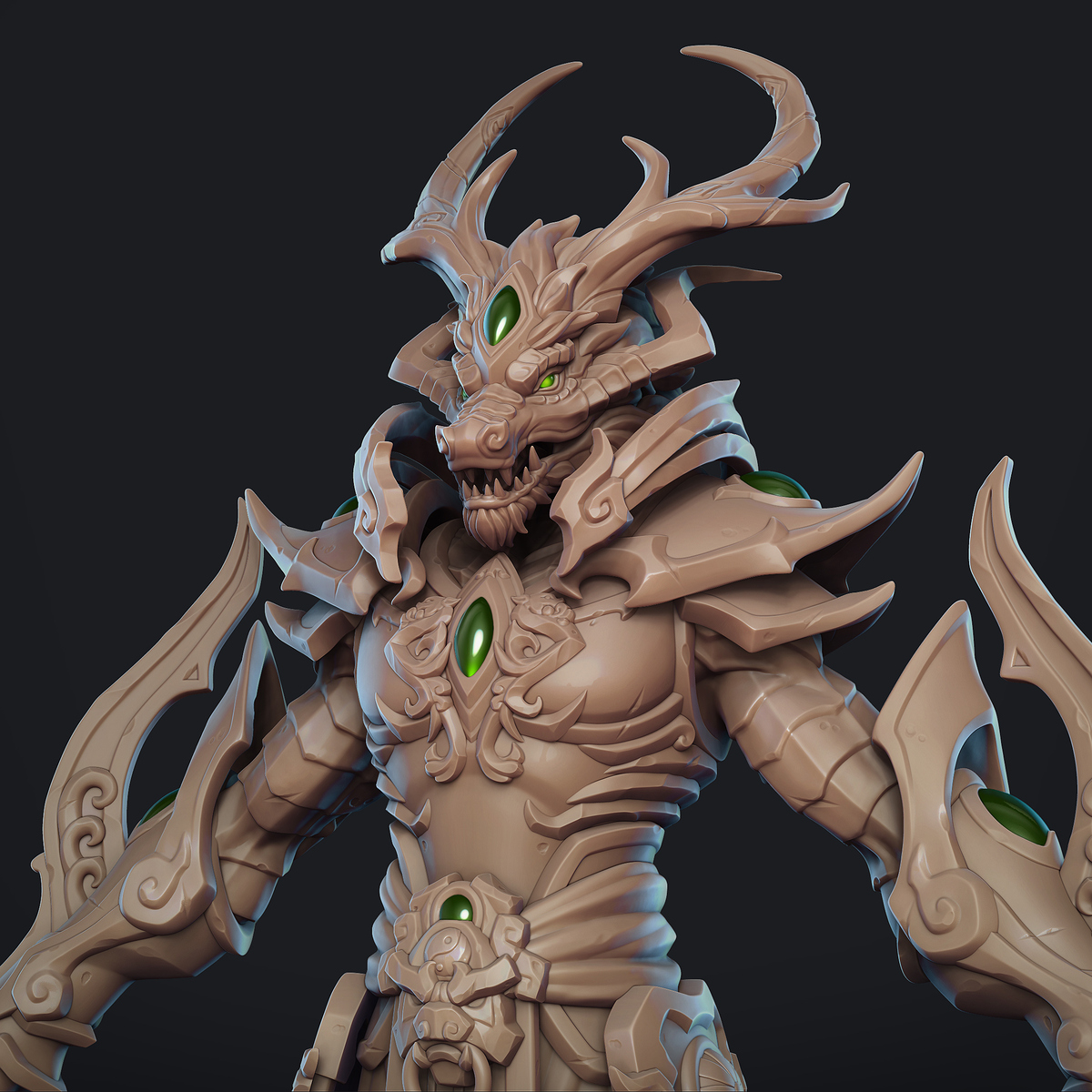 HHirth Jade Bust