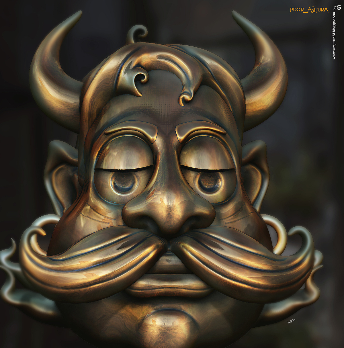 Poor_Ashura_Digital_Sculpture_SurajitSen_Oct2020A