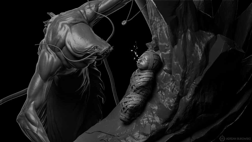 deep one 1 bw