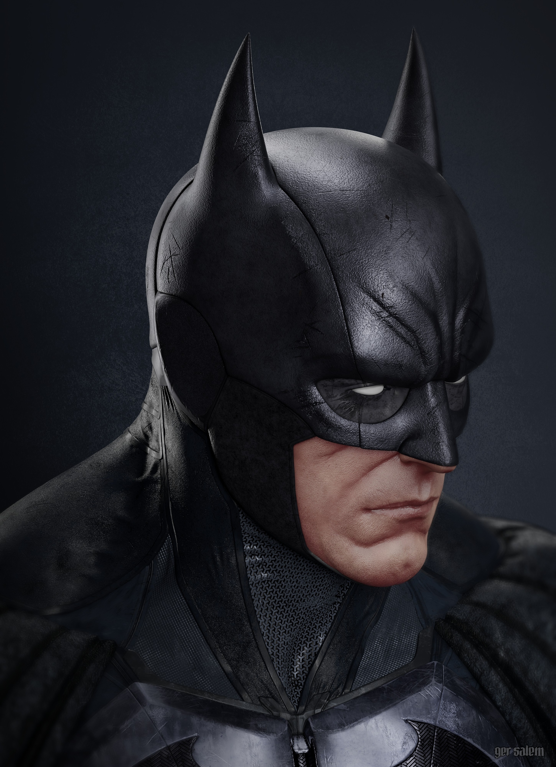 Batman Bust Sculpture ZBrushCentral