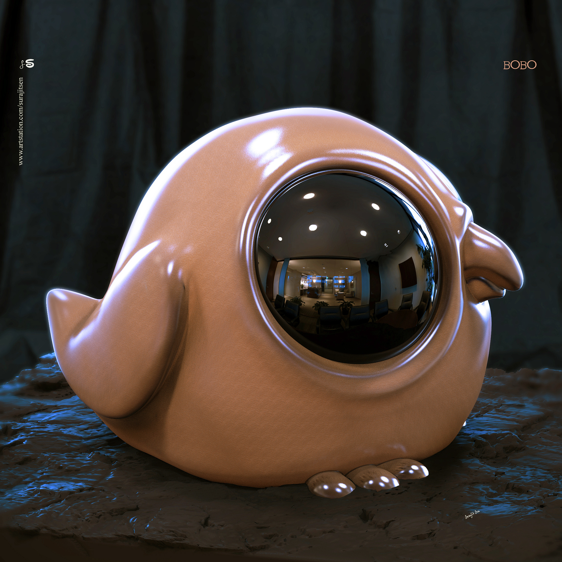 BOBOv1 Digital Sculpture by Surajit Sen ZBrushCentral