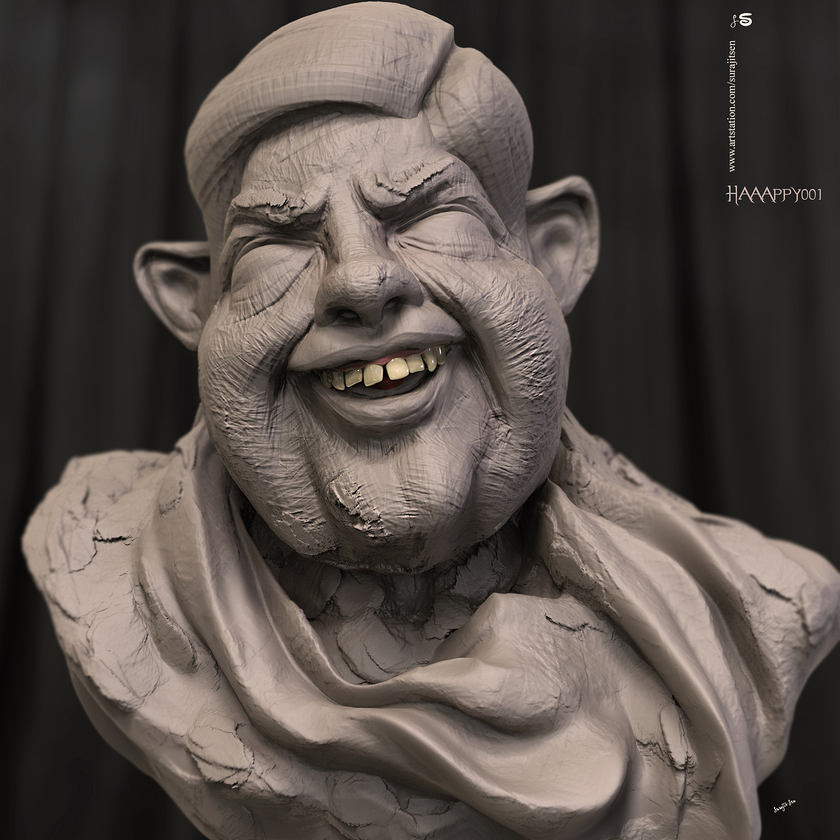 Haaappy001_Digital_SCulpture_SurajitSen_Dec2019%20sss