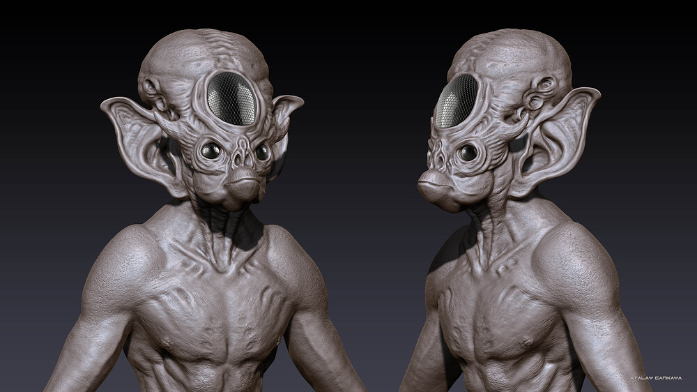 Alien Ape - Clay 2