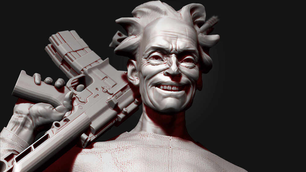 Realistic Smiling Rick Sanchez by Darya Girina_11_1