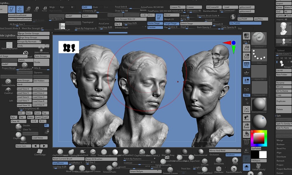 etude  by vahid ahmadi in zbrush