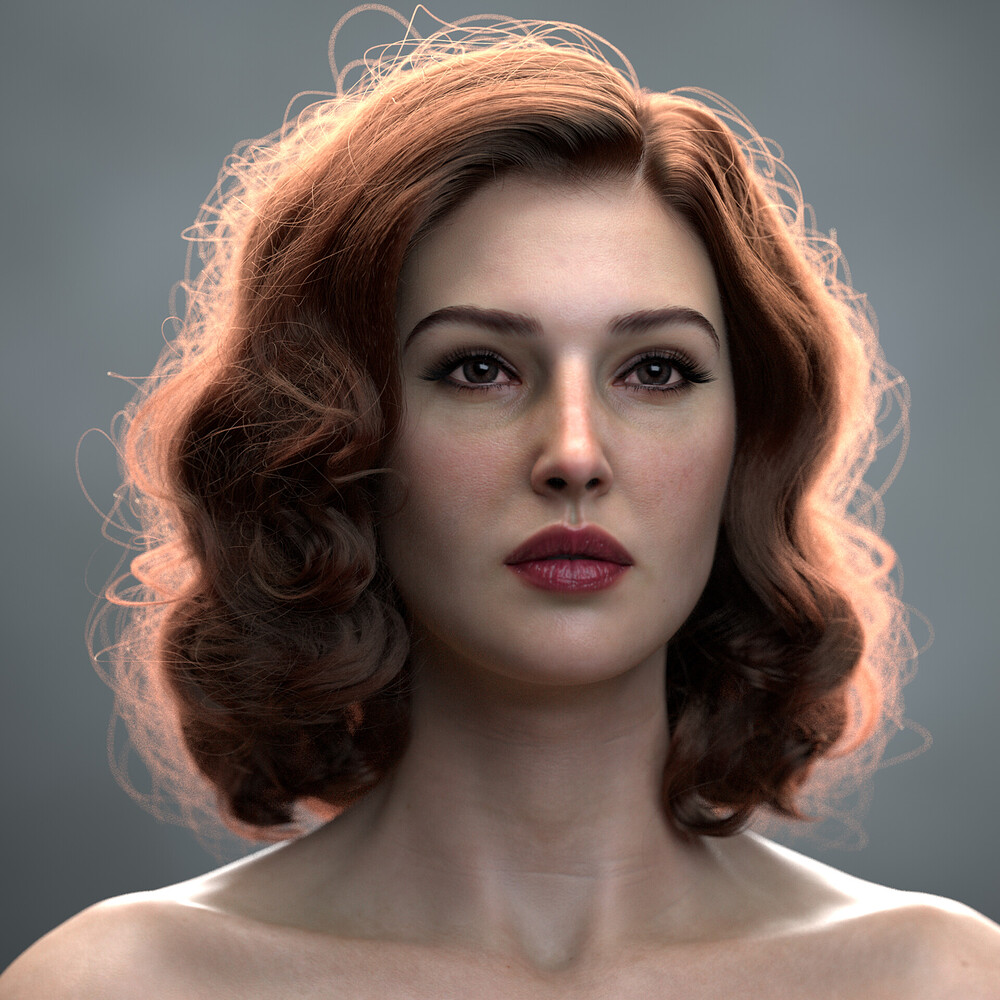 Malena monica bellucci zbrushcentral