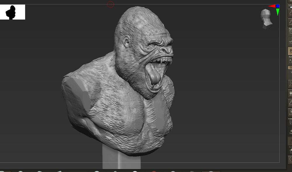 Angry_Kong_Diggital_Sculpture_SurajitSen_June2024_WIPA