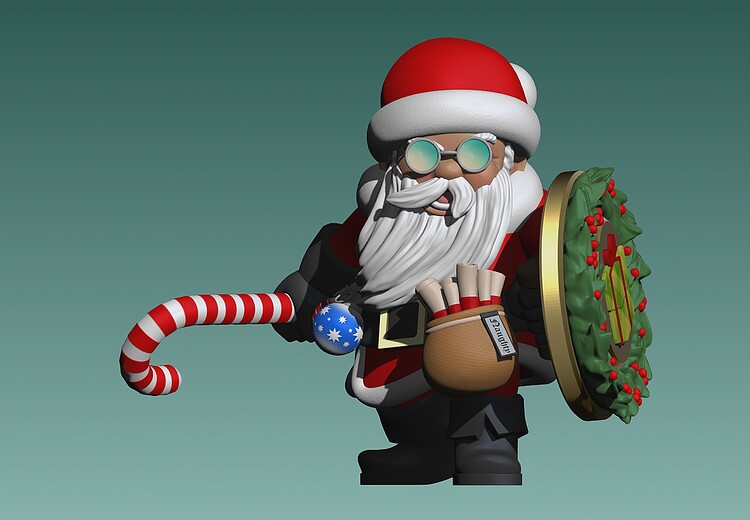 santa zbrush 1