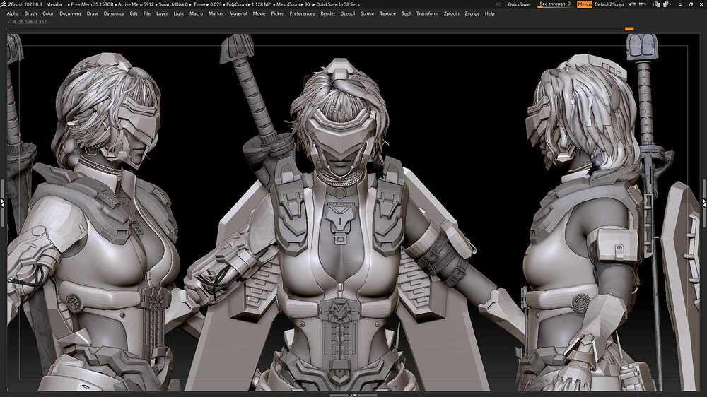 Metalia zbrush preview 2