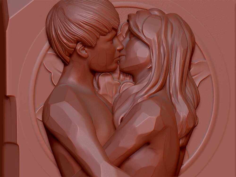 Whisper of Two Hearts_Digital_Sculpture_SurajitSen_Feb2026_WIP