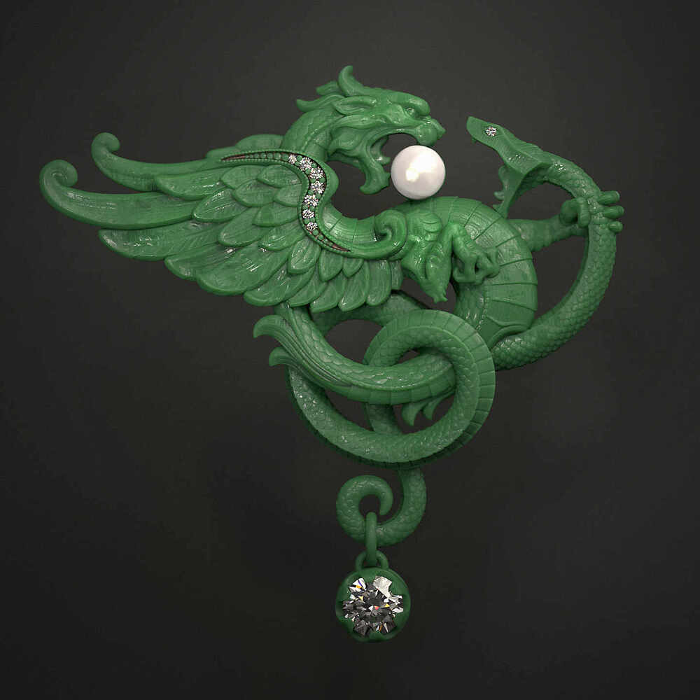 Chimera Brooch ZBeta 2025 R4IG