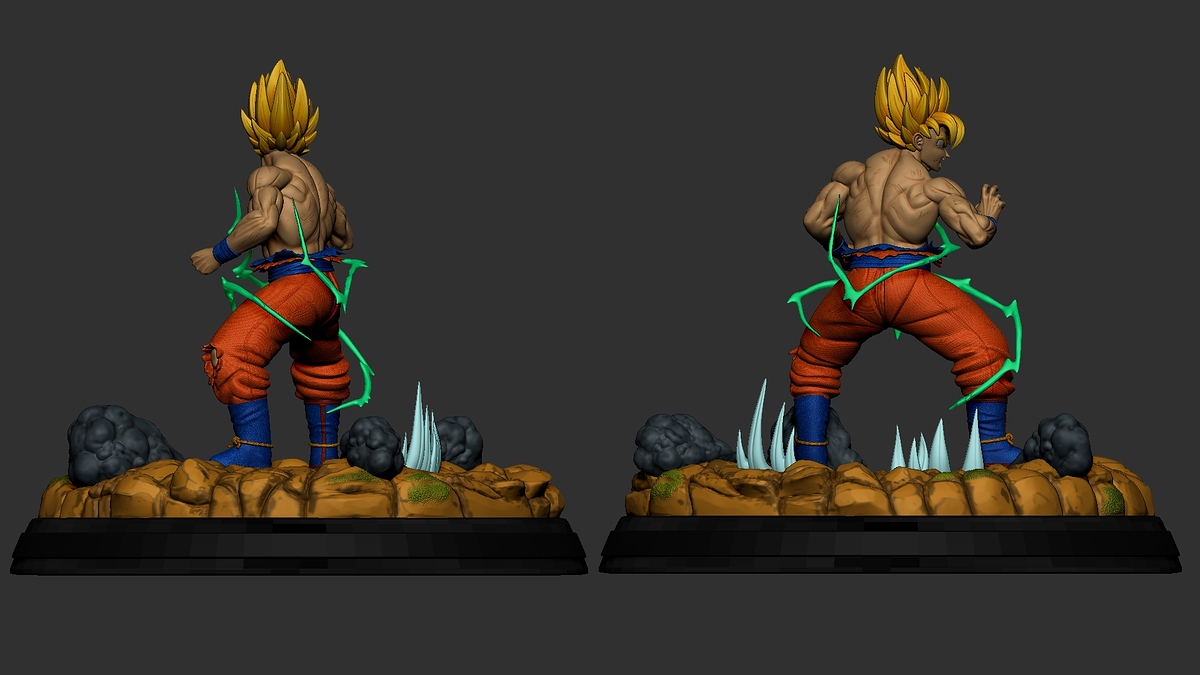 Goku-ssj1-zbrush2