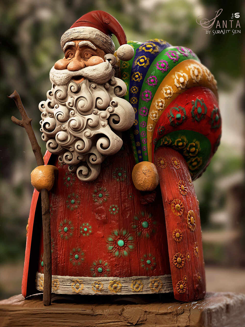Santa_Digital_Sculpture_SurajitSen_L