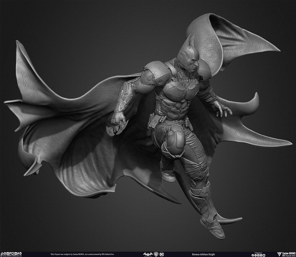 Batman Arkham Knight Worner Bros Vol 03 Sculpted by Yacine BRINIS 008