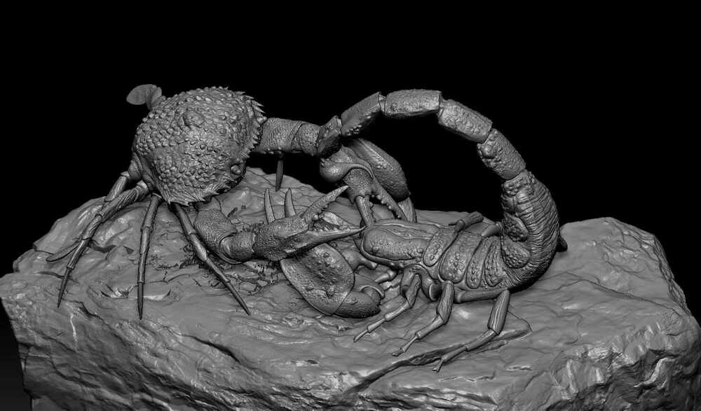 Clash of the Primordial Forms_Digital_Sculpture_SurajitSen_WIP_1 (4)