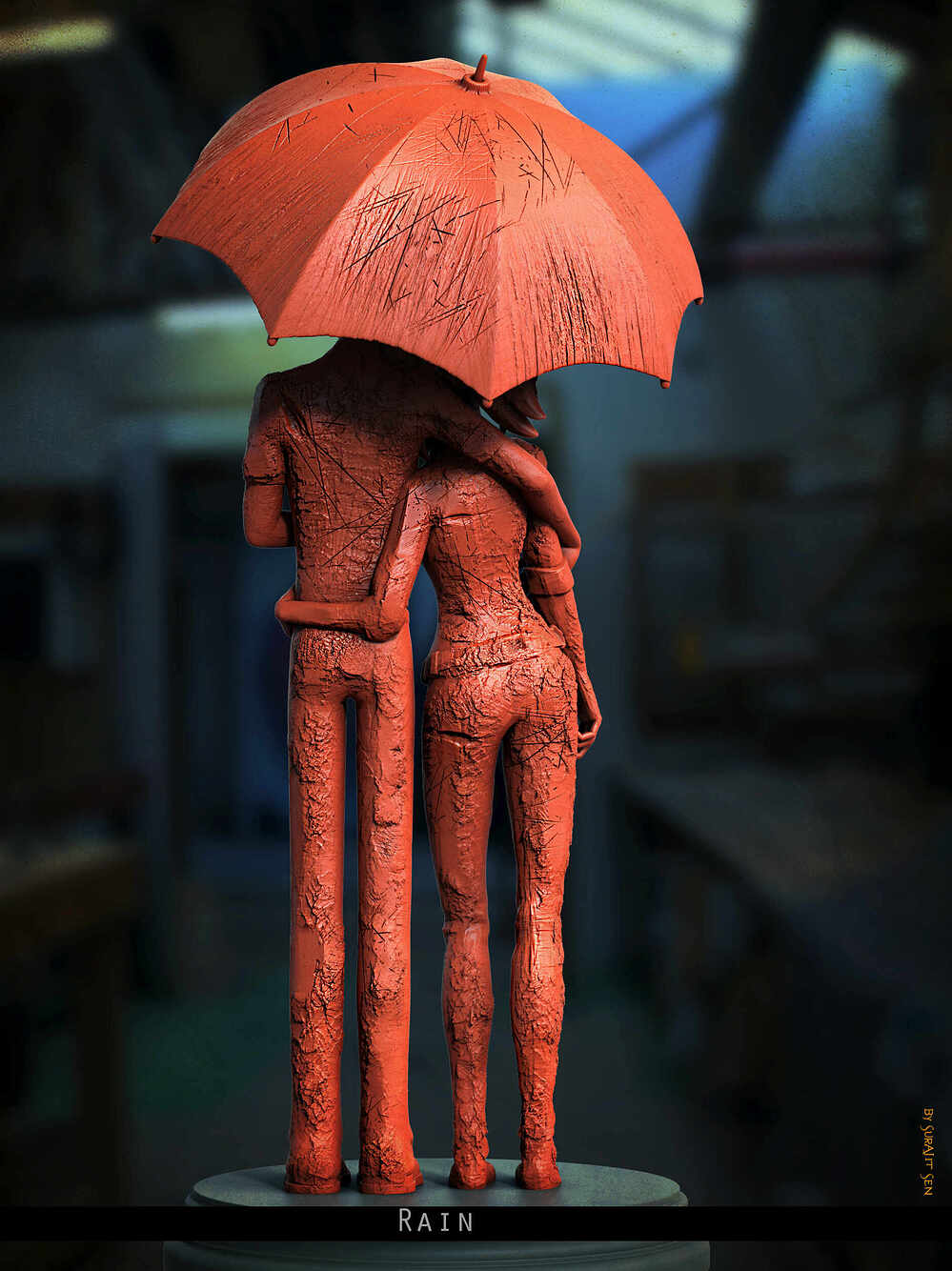 Rainy_Day_Digital_Sculpture_SurajitSen_Jule2023A