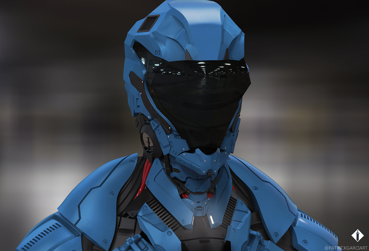 blue