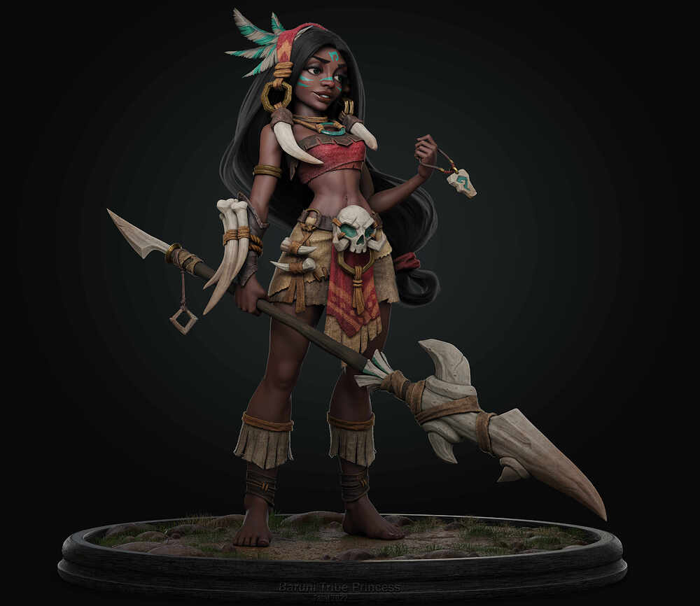 Baruni Tribe Princess 02