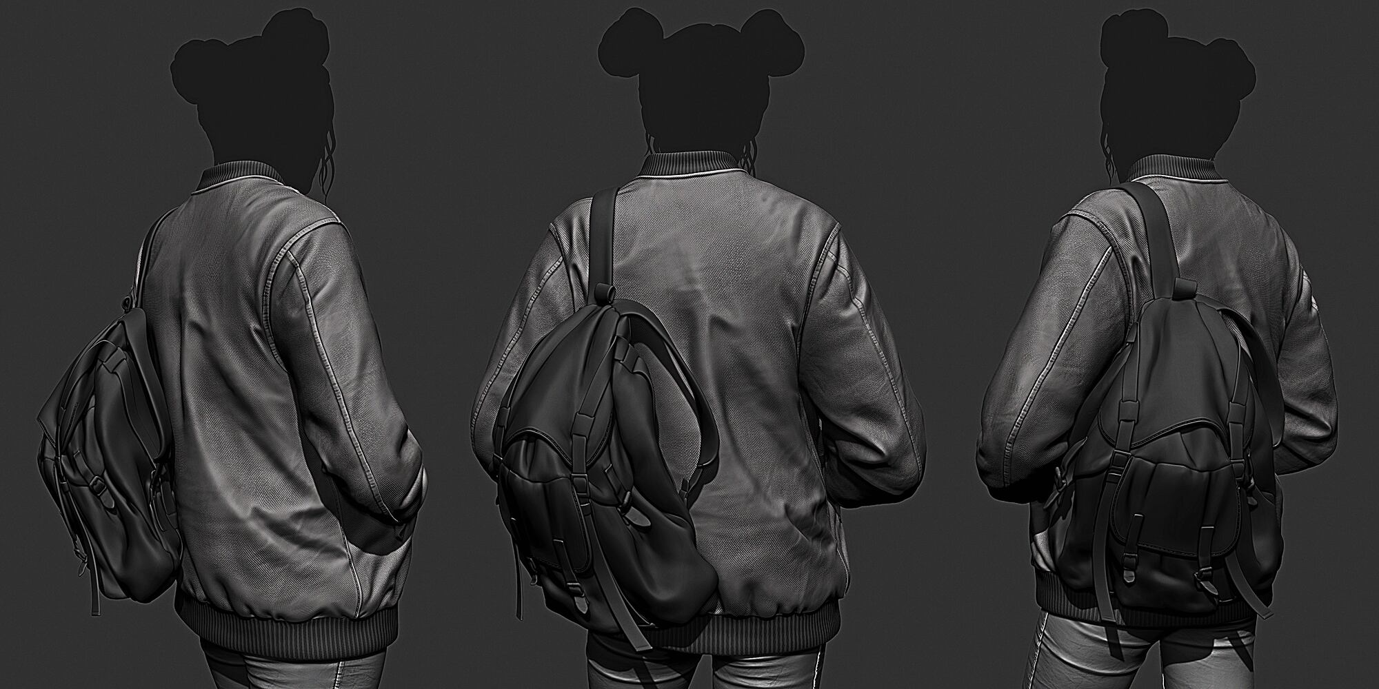Cloth Study (Female) - ZBrushCentral