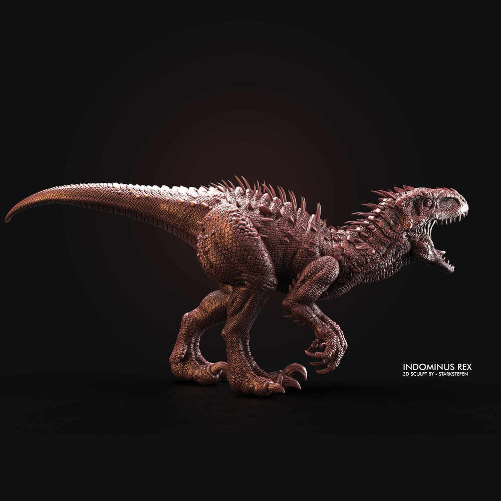 Indominusrex-jurasicpark_Zbrush-3dprinting-starkstefen-stl (4)
