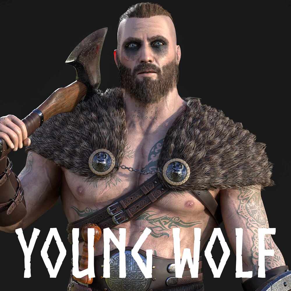 Young Wolf Profile