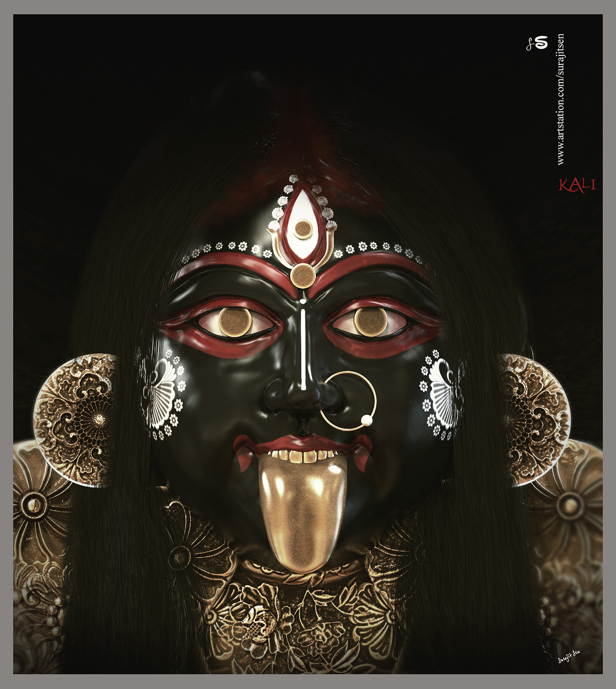Kali_Digital_Sculpture_SurajitSen_Jul2020AB