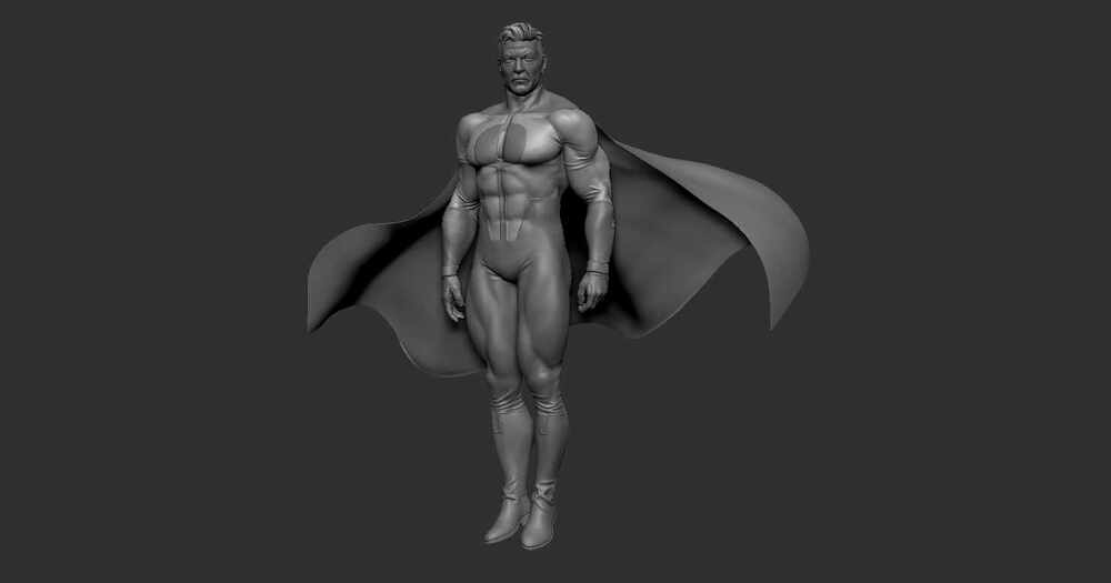 OmniMan Posed Zbrush