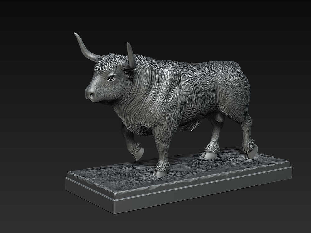 Bull Sculpture - 1