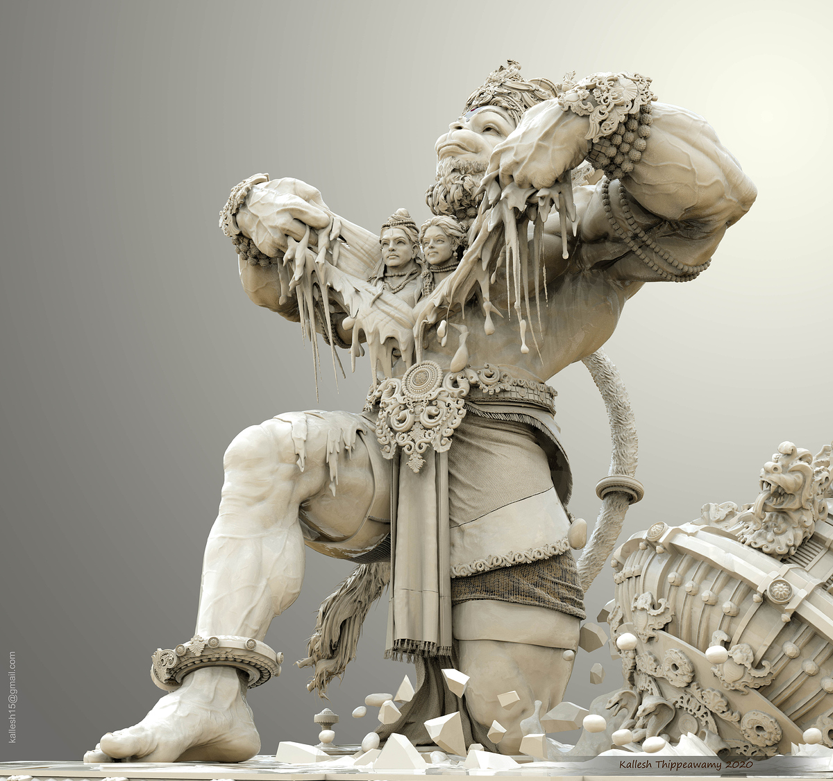 Hanumaan_Marble02