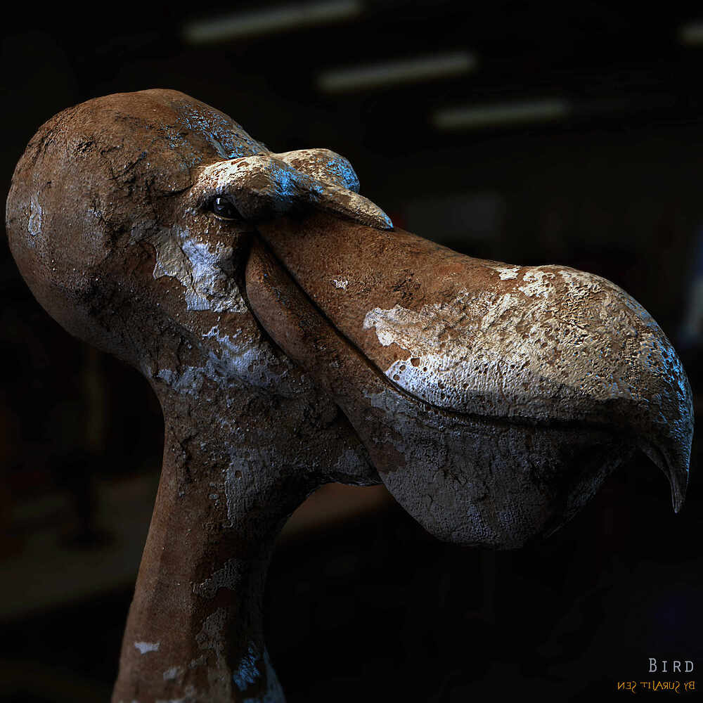 Bird_Digital_Sculpture_SurajitSen_June2024