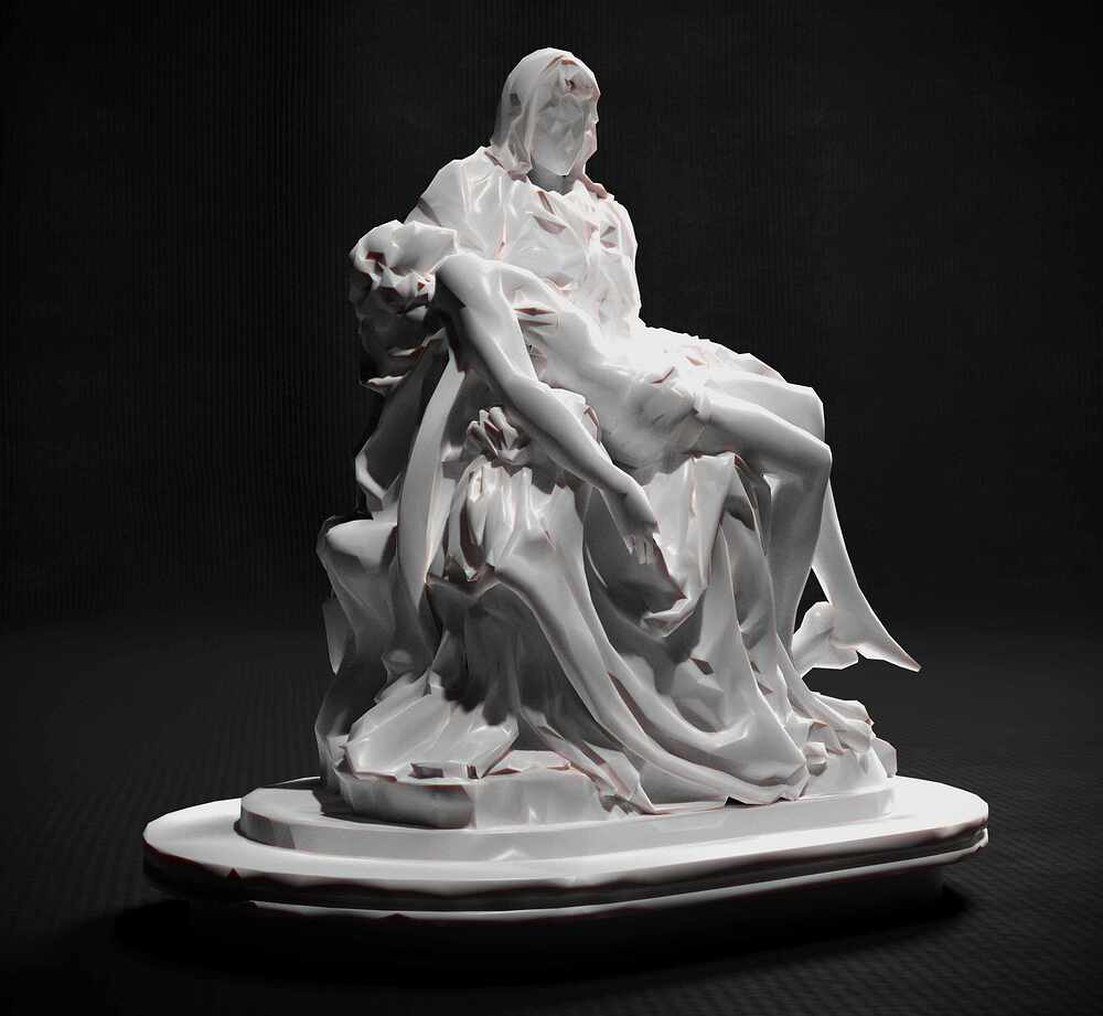 pieta lowpoly_camera_scene_setting_FullQuality